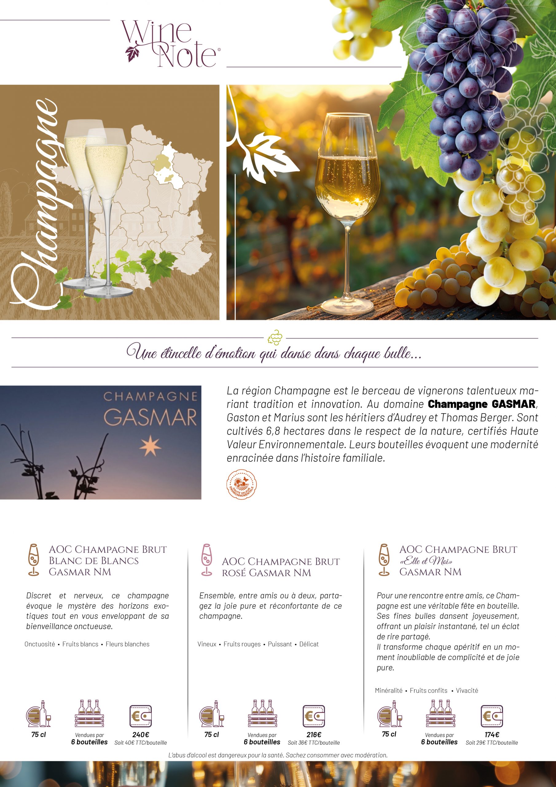 Sélection de champagnes