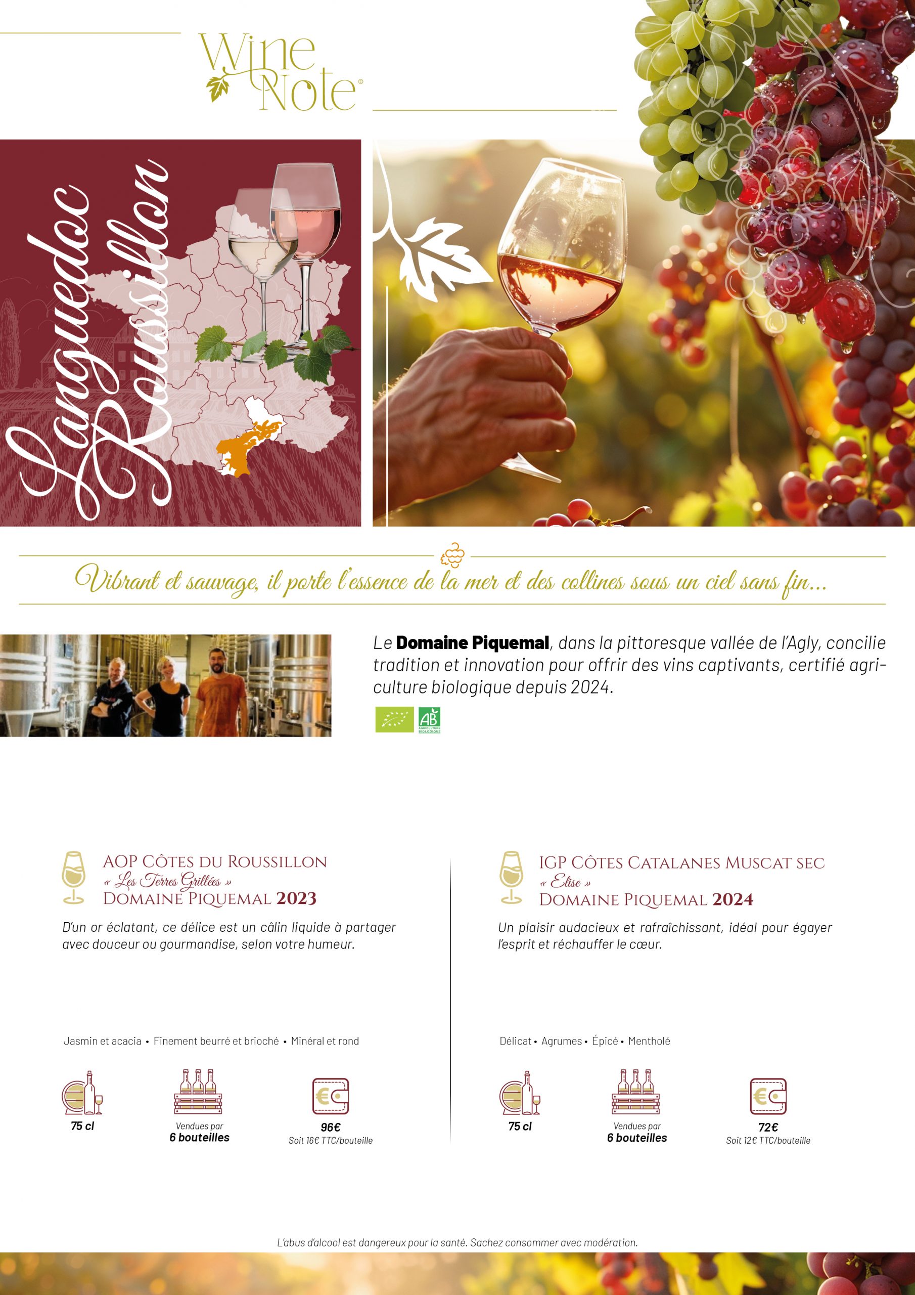 Sélection de vins du Languedoc
